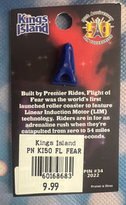 Kings Island 50th Anniversary Pin # 34 – Flight of Fear