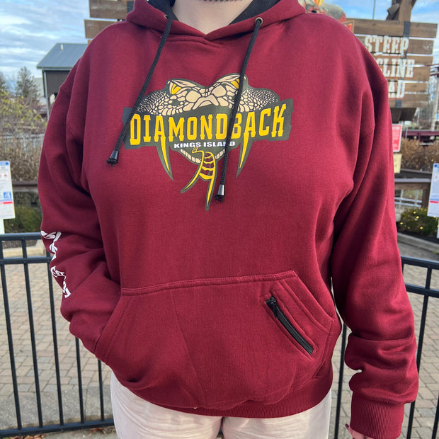 Kings Island Diamondback Hooded Zipper Pocket Sweatshirt
