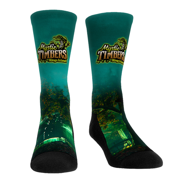 Kings Island Mystic Timbers Crew Socks