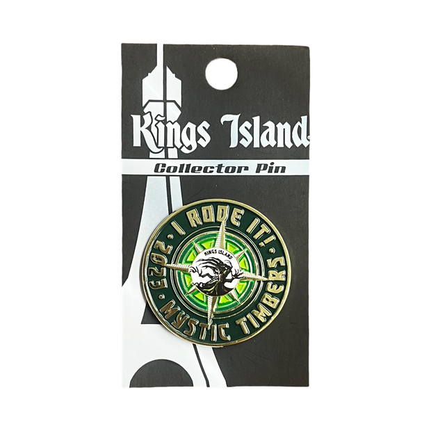 Kings Island 2023 Mystic Timbers I Rode It Collector Pin