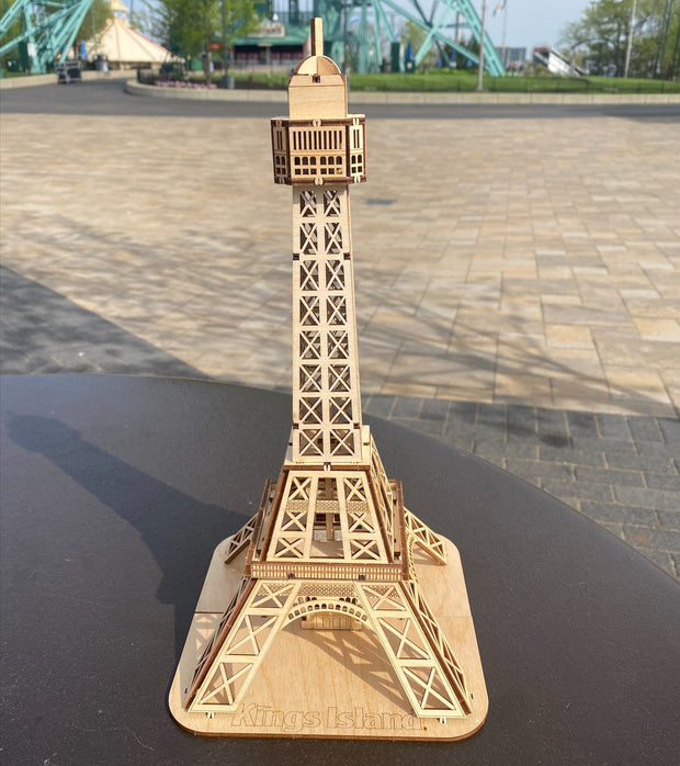 Kings Island Eiffel Tower Coaster Cutout