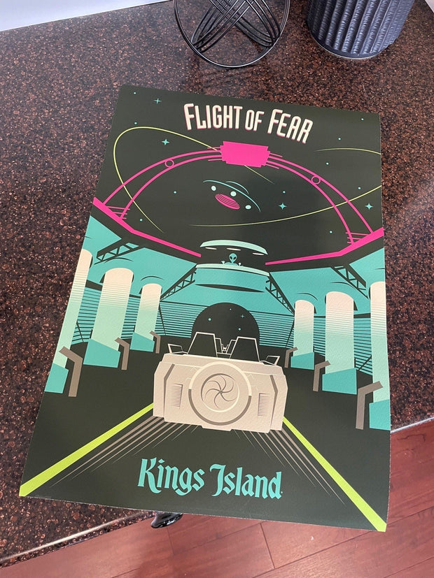 Kings Island Flight of Fear Poster