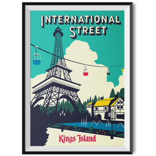 Kings Island International Street Poster