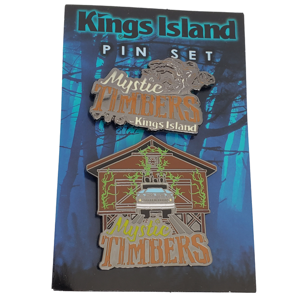 Kings Island Mystic Timbers Pin Set