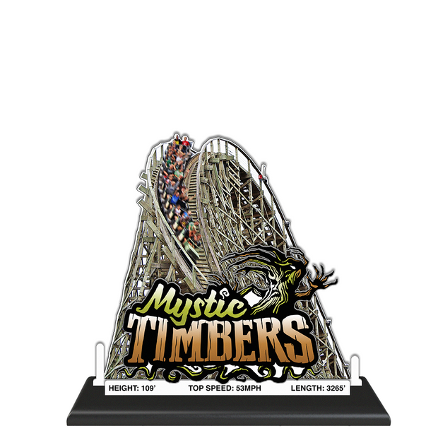 Kings Island Mystic Timbers CoasterScape