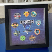 Kings Island Orion Sequence Framed Limited Edition Pin Set