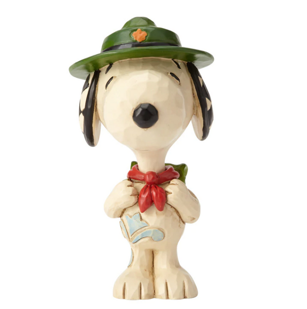 PEANUTS® by Jim Shore Enesco Snoopy Boy Scout Mini Figurine
