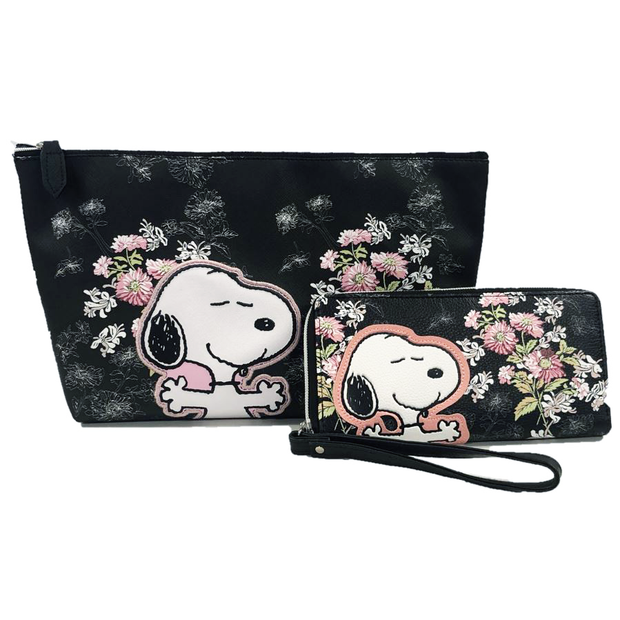 PEANUTS® Snoopy Floral Large Pouch