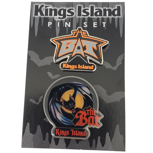 Kings Island The Bat Pin Set