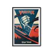 Kings Island Vortex Poster