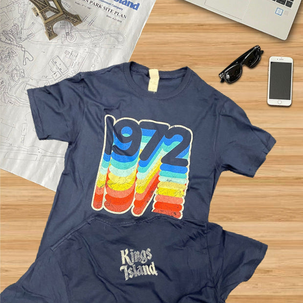 Kings Island 1972 Rainbow Tee Shirt