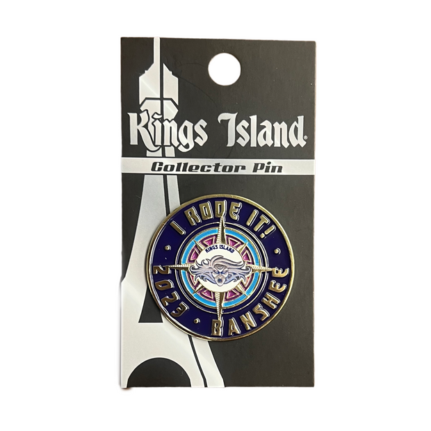 Kings Island 2023 Banshee I Rode It Collector Pin