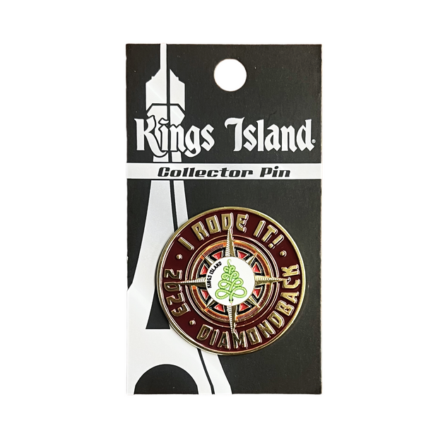 Kings Island 2023 Diamondback I Rode It Collector Pin
