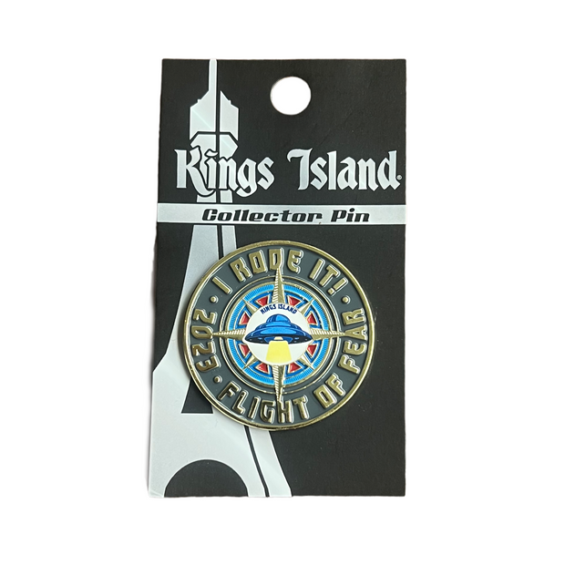 Kings Island 2023 Flight of Fear I Rode It Collector Pin