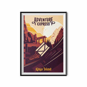 Kings Island Adventure Express Poster - Series 2