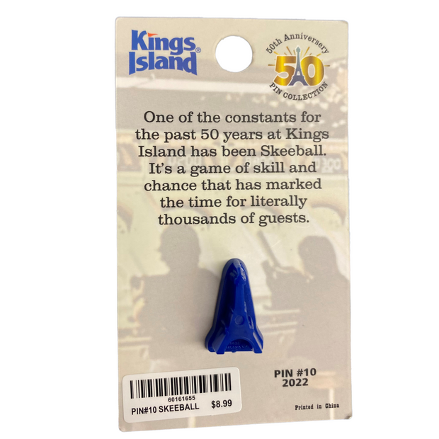 Kings Island 50th Anniversary Pin 