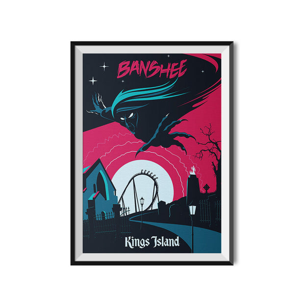 Kings Island Banshee Poster